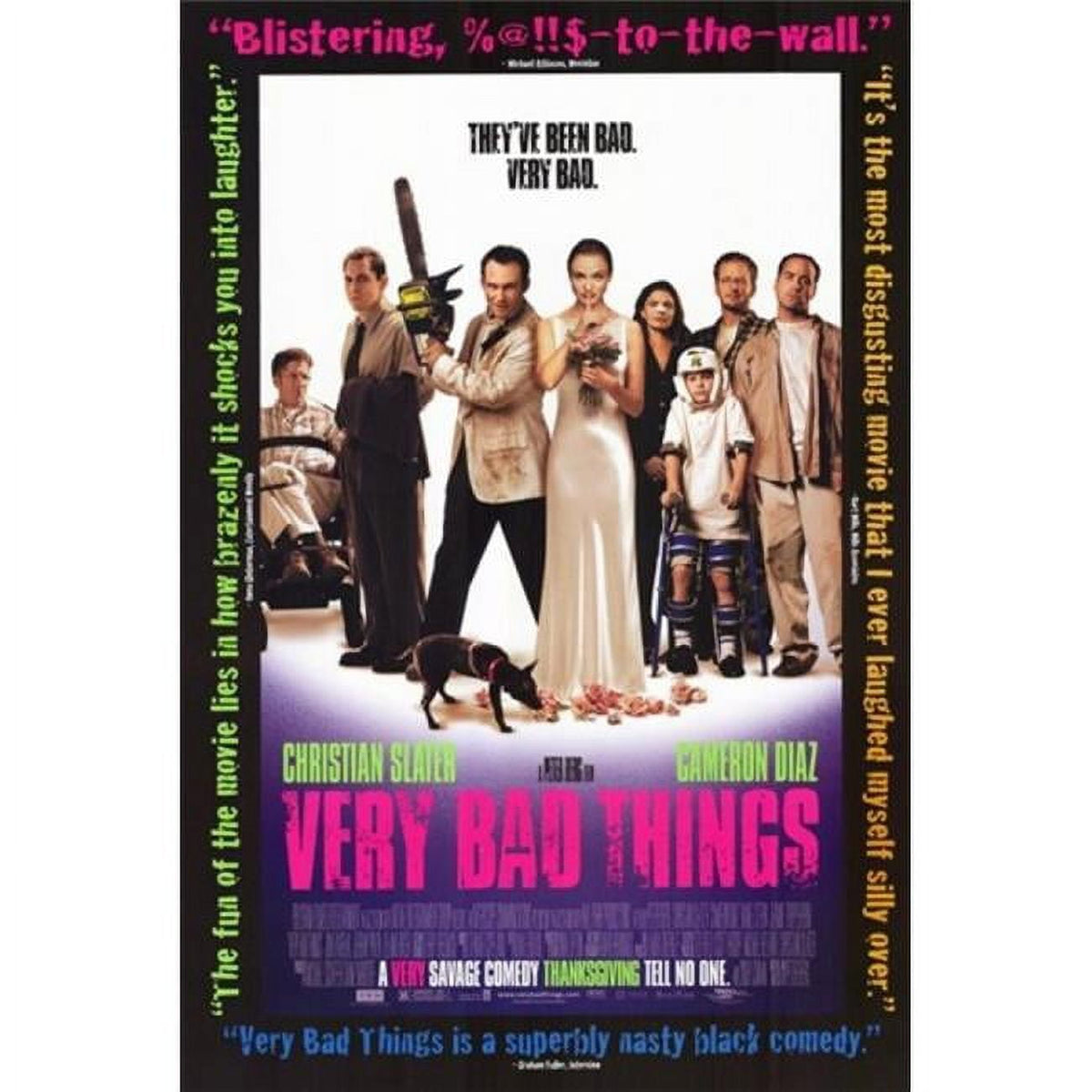 Very Bad Things Movie Poster 11x17 print showcasing iconic film moments.