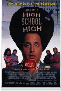 High School High Movie Poster 11x17 print featuring vibrant colors and comedy theme.
