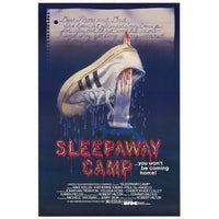 Sleepaway Camp Movie Poster Print 27x40 featuring iconic horror film imagery.