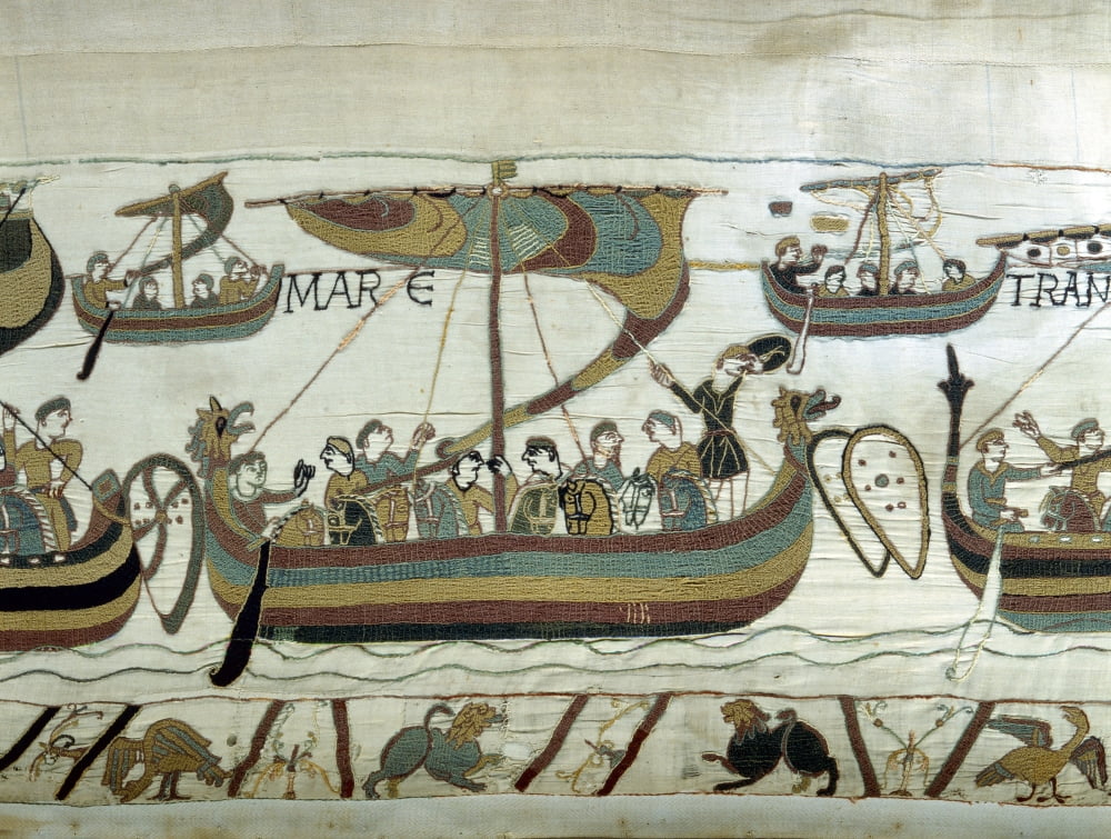The Bayeux Tapestry poster print in 8x10 size.