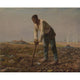 Man With A Hoe Poster Print showcasing hard work and dedication.