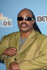 Stevie Wonder in the press room at the BET Awards Kodak Theatre Los Angeles, photo by Michael Germana