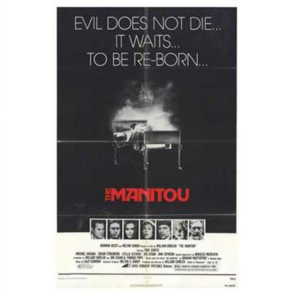 Manitou Movie Poster 11x17 print showcasing cinematic artwork.