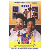 House Party Movie Poster Print - 27x40 inches featuring vibrant colors and nostalgic design.
