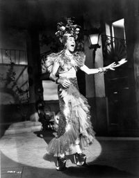 Jerry Lewis performing in drag photo print, vintage entertainment decor