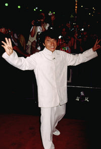 Jackie Chan at The Legend of The Drunken Master premiere poster print