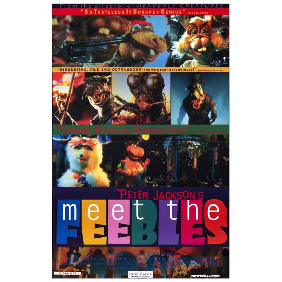 Meet the Feebles Movie Poster Print - 27x40 inches