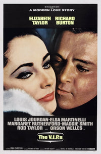The V.I.P.S movie poster print featuring Elizabeth Taylor and Richard Burton.