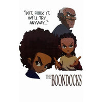 The Boondocks Movie Poster - 11x17 print showcasing vibrant animation style.