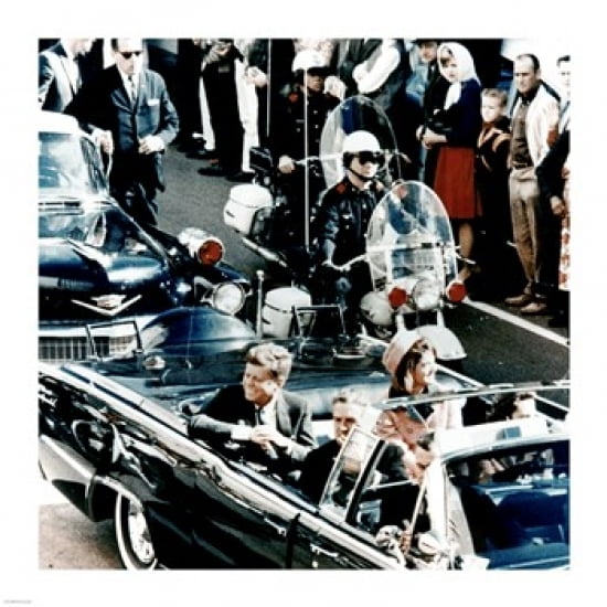 JFK Motorcade Dallas TX Poster Print - 8x10 size