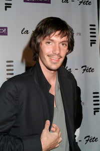Lukas Haas arriving at Shane West's birthday bash photo print