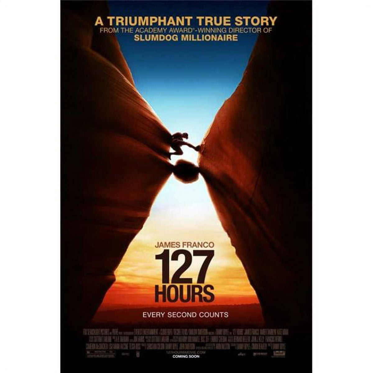 127 Hours Movie Poster Print 27x40 - Iconic film artwork