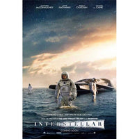 Interstellar Movie Poster Print showcasing cosmic imagery in 27x40 size.