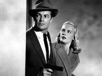 The Big Combo movie photo print featuring Cornel Wilde and Jean Wallace.