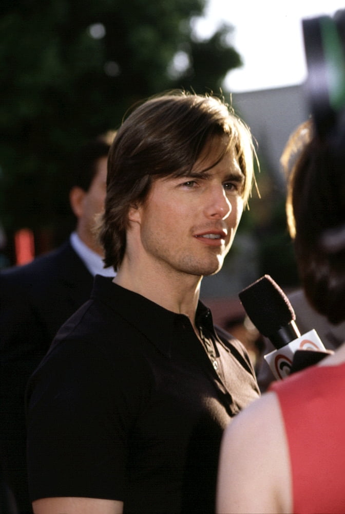 Tom Cruise at the premiere of Mission Impossible 2 poster print
