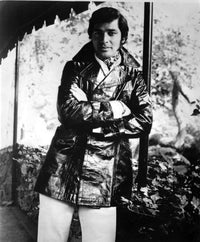 Engelbert Humperdinck outdoor photo print in a coat