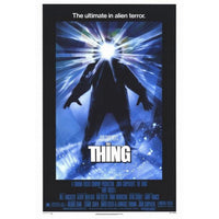 The Thing Movie Poster Print showcasing classic horror art.