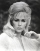 Stella Stevens black and white portrait photo print wearing embroidered dress