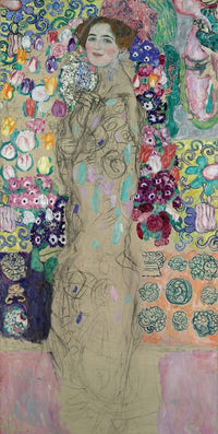 Posthumous Portrait of Ria Munk III Poster Print by Gustav Klimt