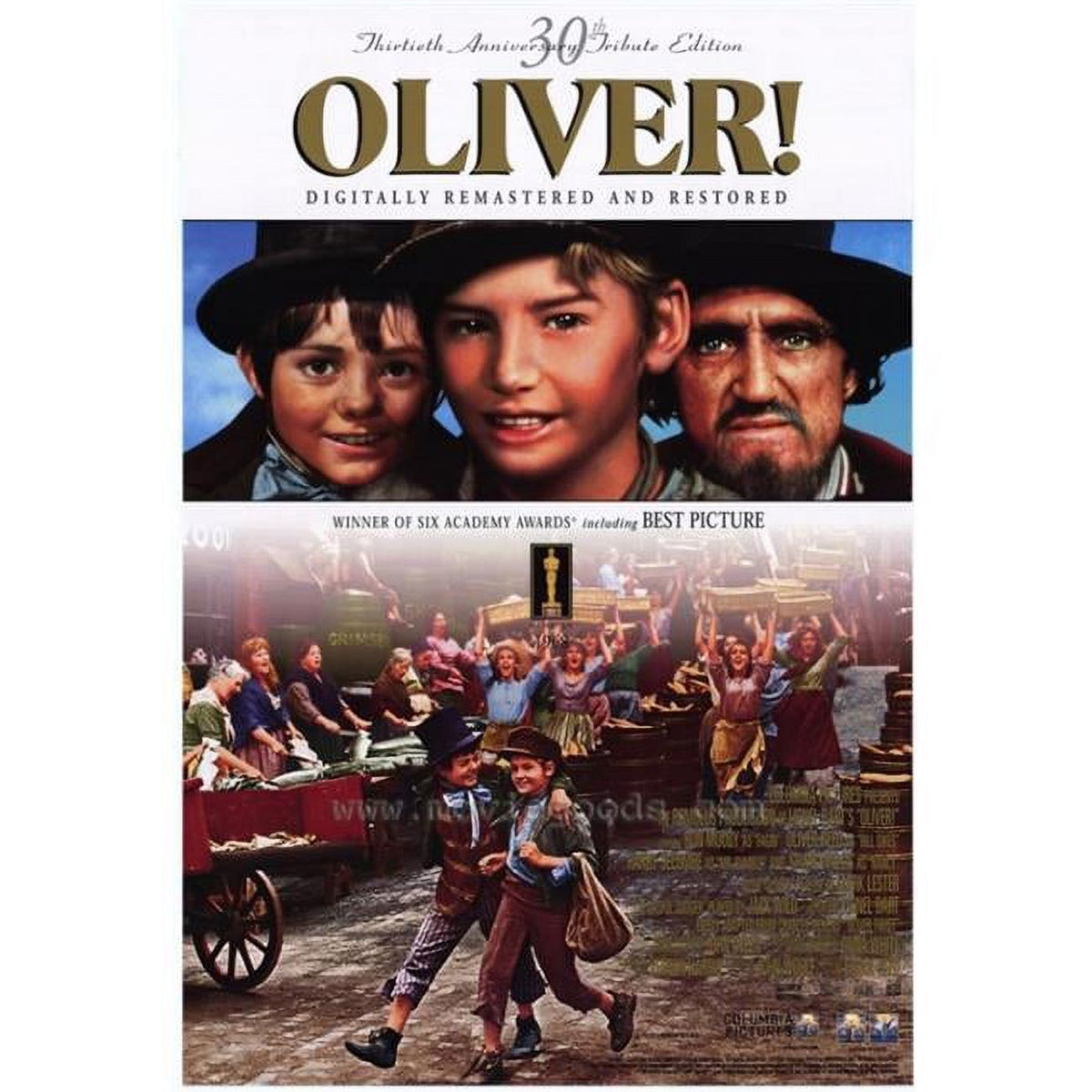 Oliver movie poster print featuring classic film imagery in 27x40 size.