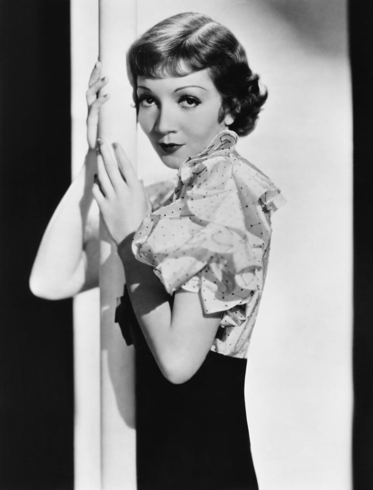 Claudette Colbert 1930s Photo Poster Print