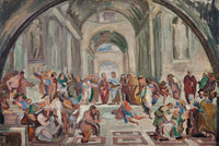 The School of Athens Poster Print by J.A. Jerichau 18x24