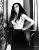 Classic portrait of Barbara Steele posed in lingerie photo print.