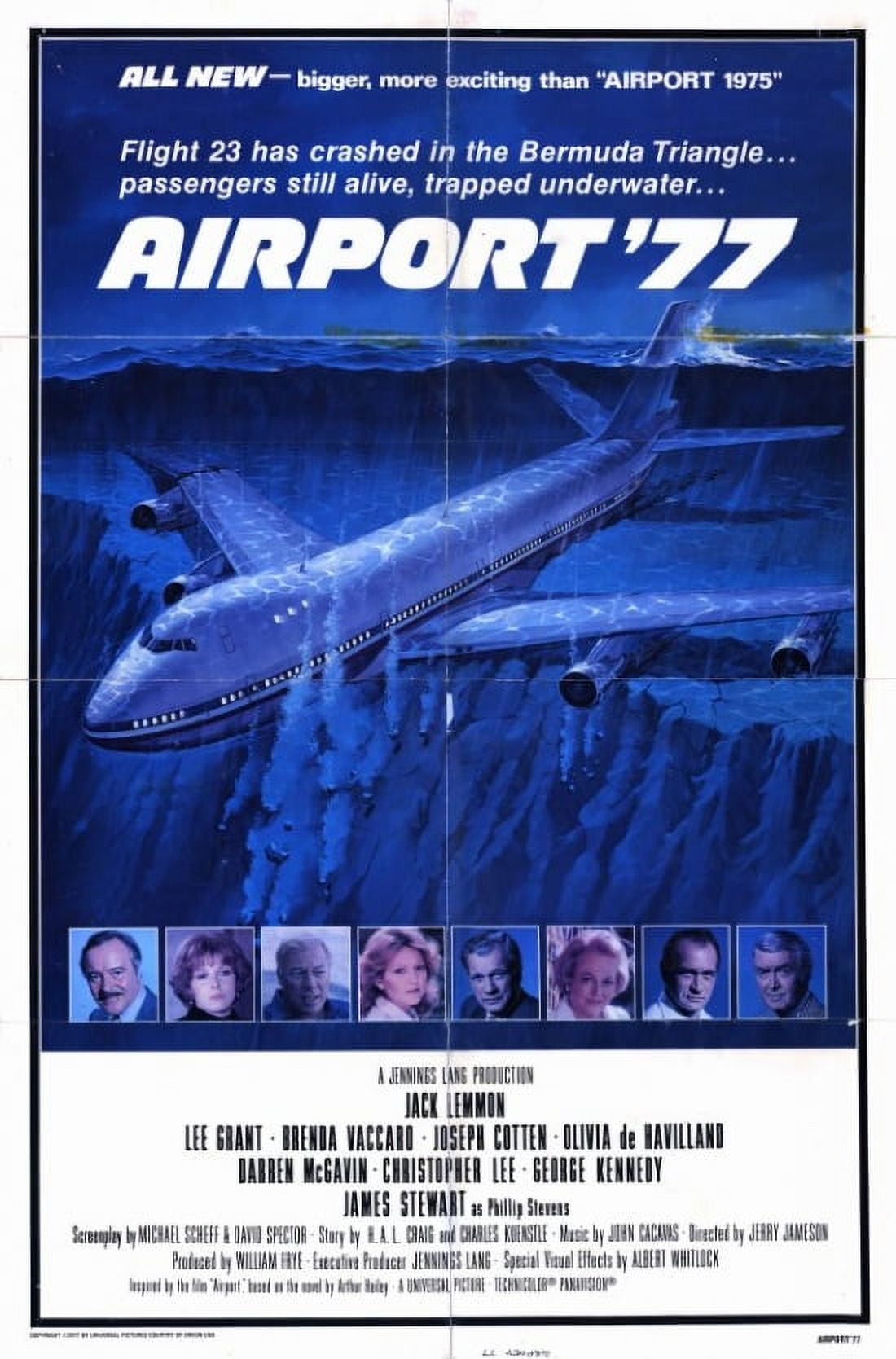 Airport '77 Movie Poster - Classic Film Art Print 11x17