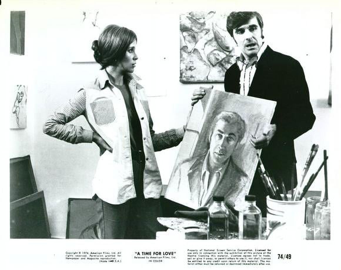 A Time for Love Movie Poster 8x10 print showcasing romantic imagery.