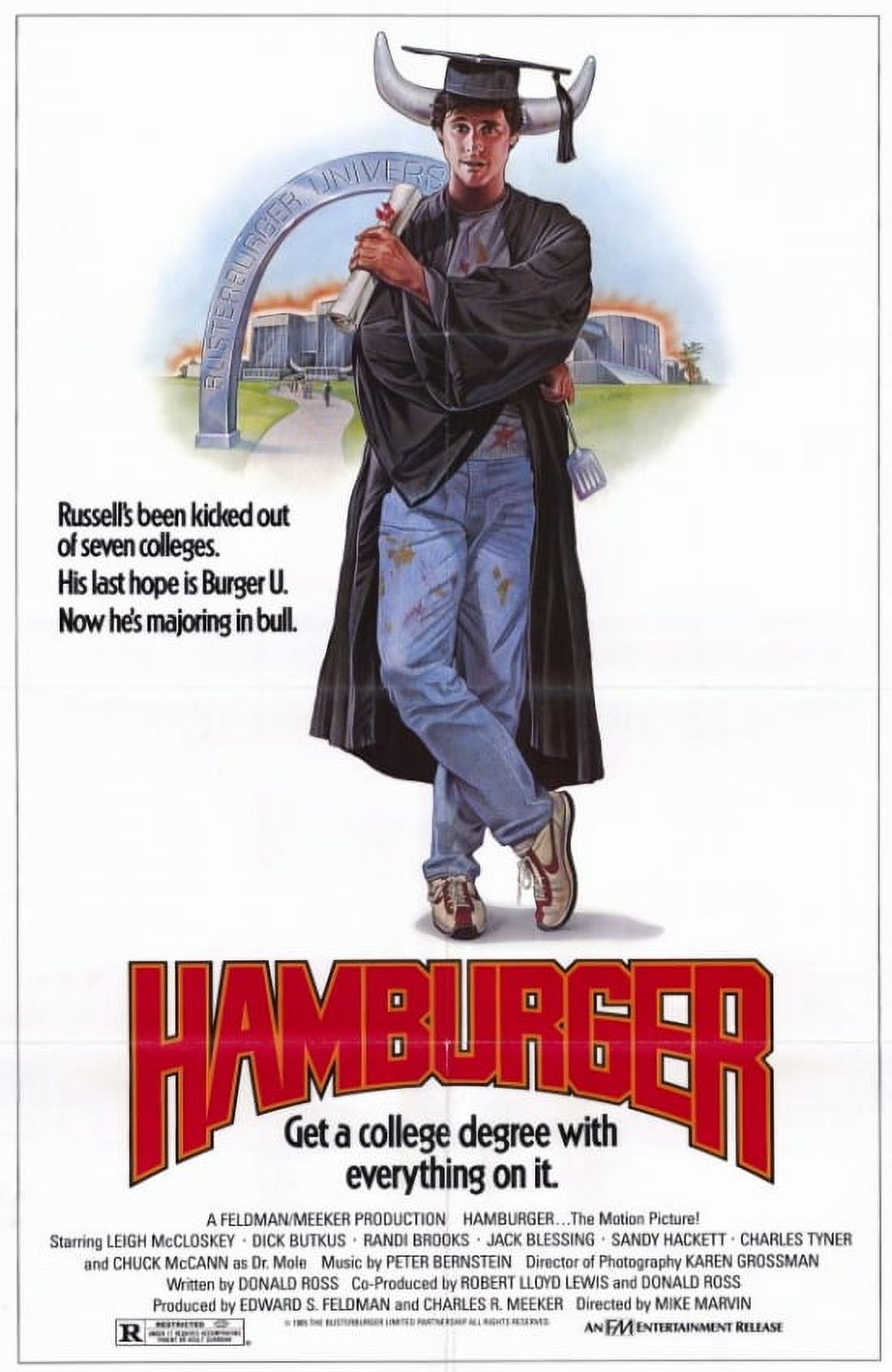 Hamburger: The Motion Picture Movie Poster 11x17 - vibrant design perfect for movie lovers.