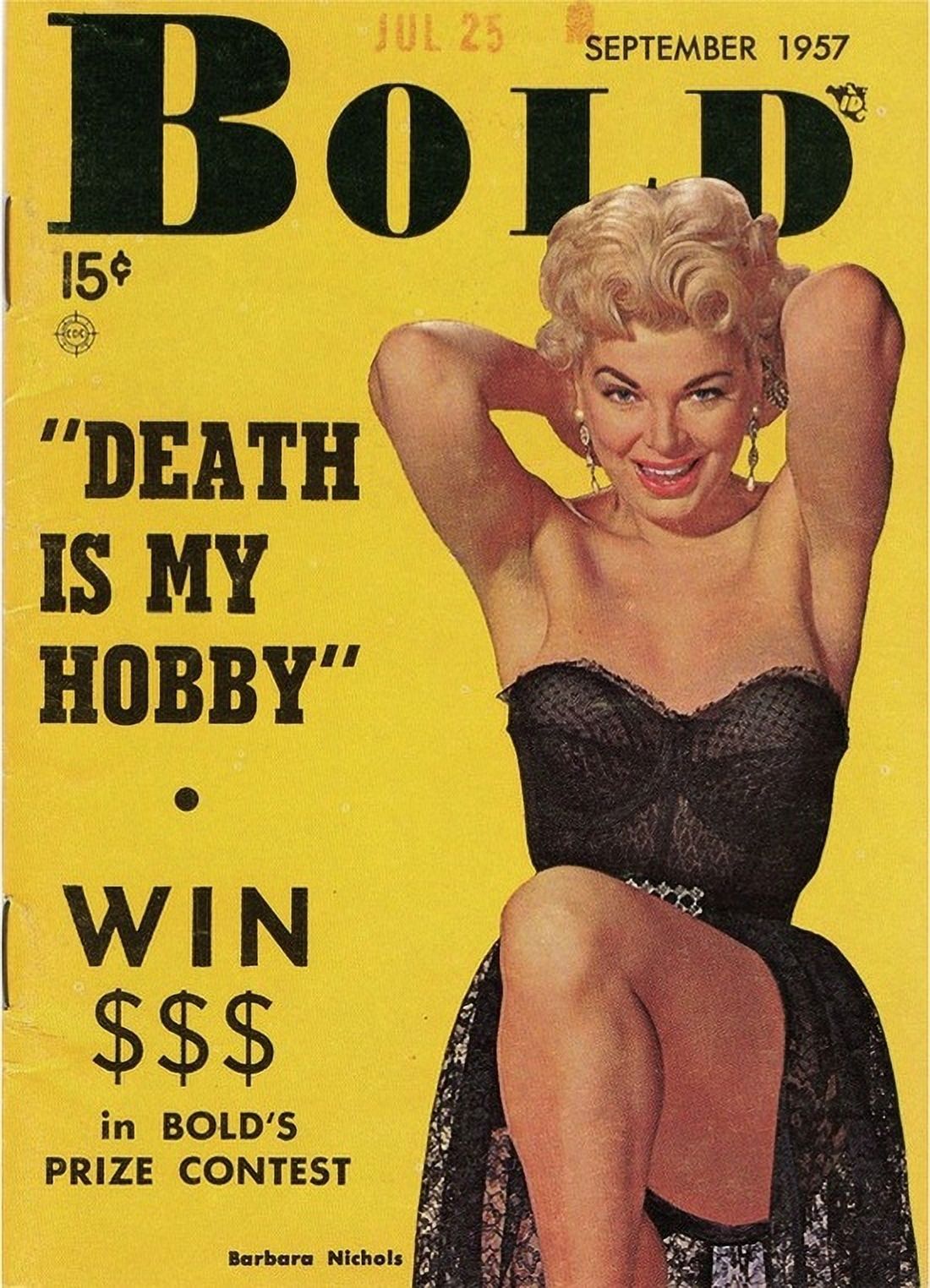 Barbara Nichols Bold Magazine Photo Print showcasing vintage glamour.