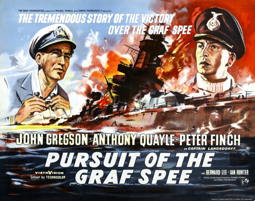 The Battle of the River Plate (Pursuit of the Graf Spee) Movie Poster Print