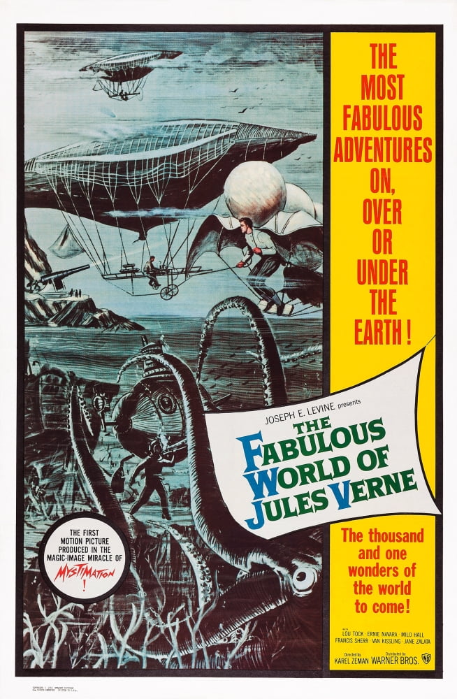 The Fabulous World Of Jules Verne Movie Masterprint Poster Print