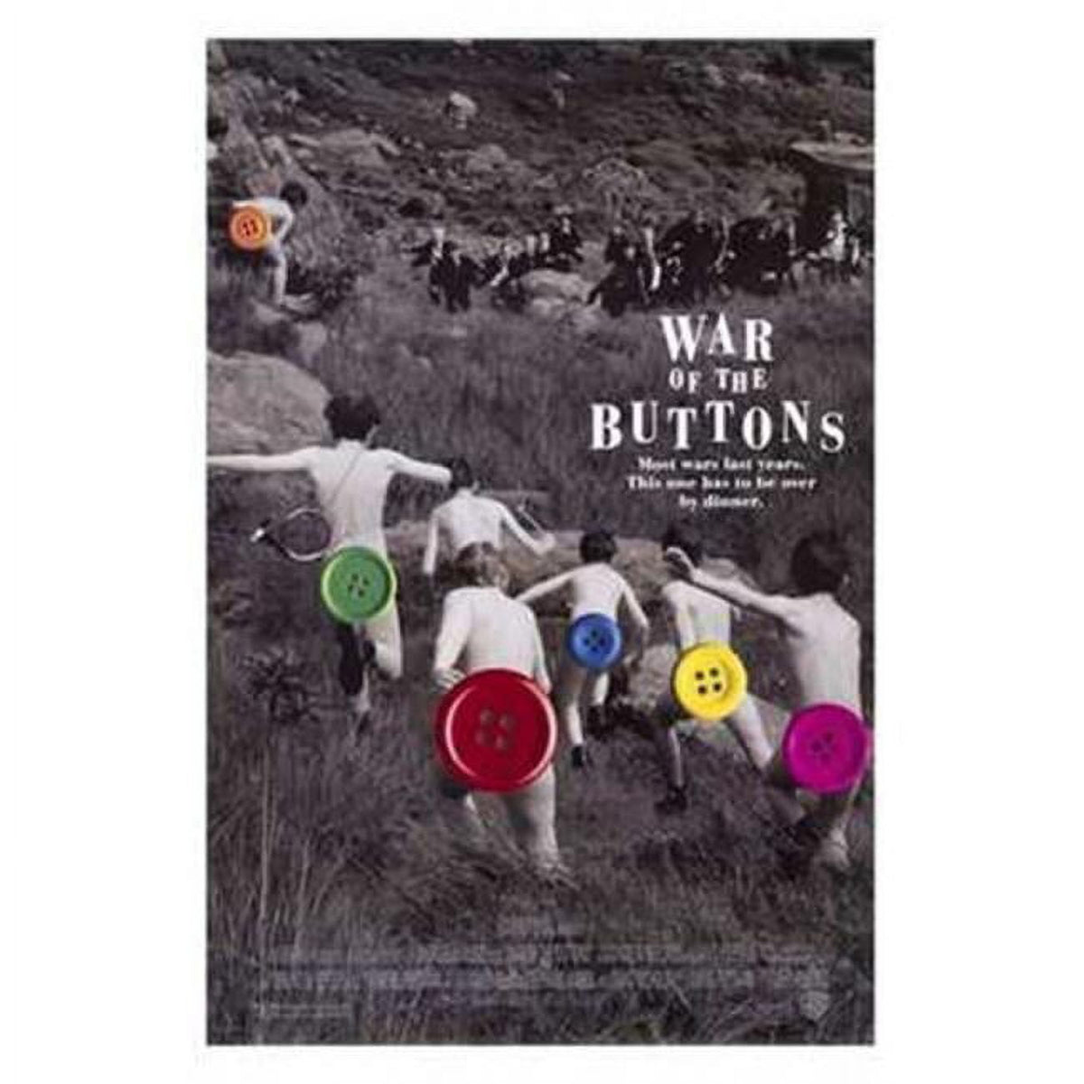 War of the Buttons Movie Poster 11x17 print showcasing childhood adventures.