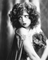 Clara Bow Vintage Portrait Poster Print showcasing classic Hollywood glamour.