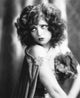 Clara Bow Vintage Portrait Poster Print showcasing classic Hollywood glamour.