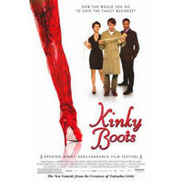 Kinky Boots Movie Poster - 11x17 Print showcasing vibrant colors and theatrical design.