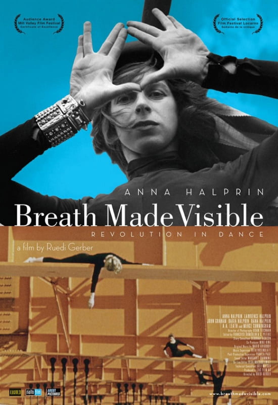 Breath Made Visible Movie Poster 11x17 size showcasing dance art.