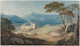 Harlech Castle and Snowdon art print by John Varley on premium paper.