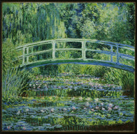 Claude Monet Water Lilies and Japanese Bridge art print