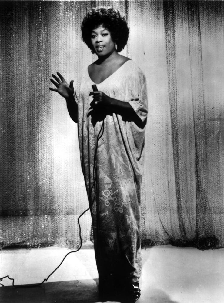 Sarah Vaughan vintage singing photo print in 8x10 size