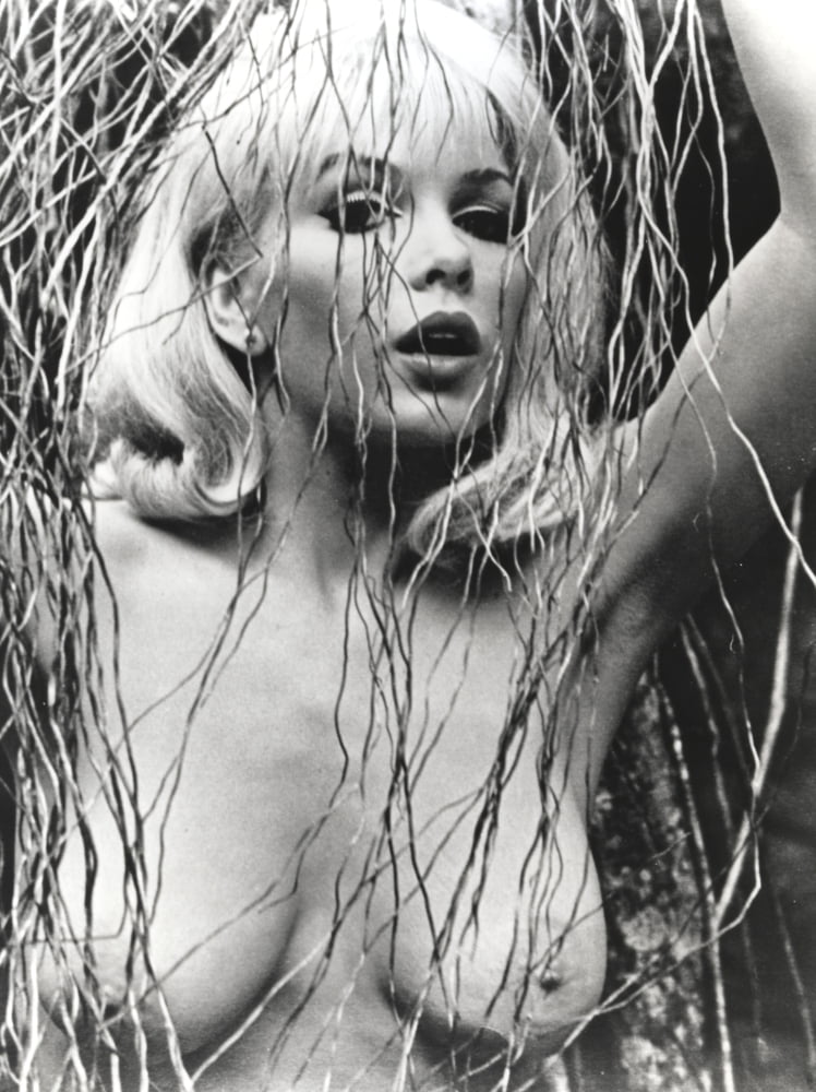 Black and white nude portrait photo print of Stella Stevens