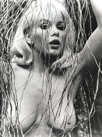 Black and white nude portrait photo print of Stella Stevens