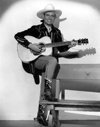 Gene Autry 1940s photo print showcasing classic Americana.