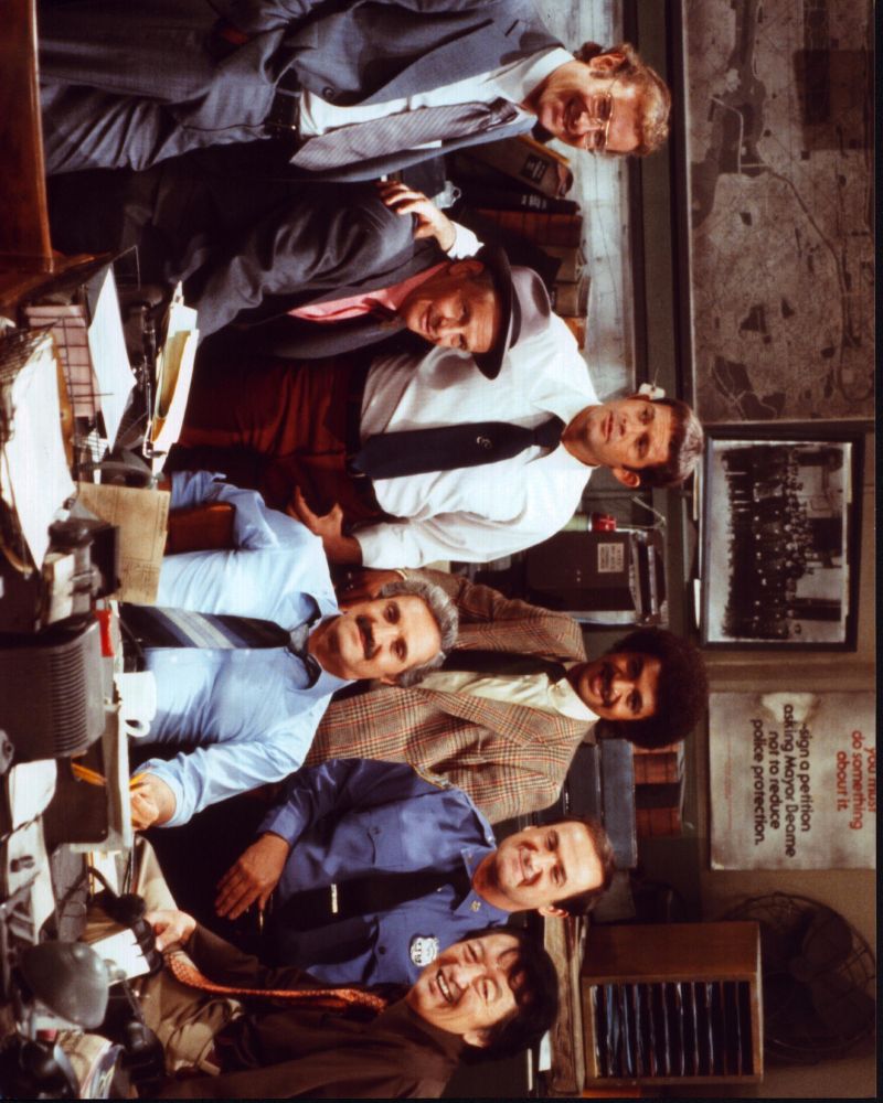 Barney Miller Cast Around Desk Photo Print in multiple sizes
