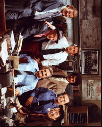 Barney Miller Cast Around Desk Photo Print in multiple sizes