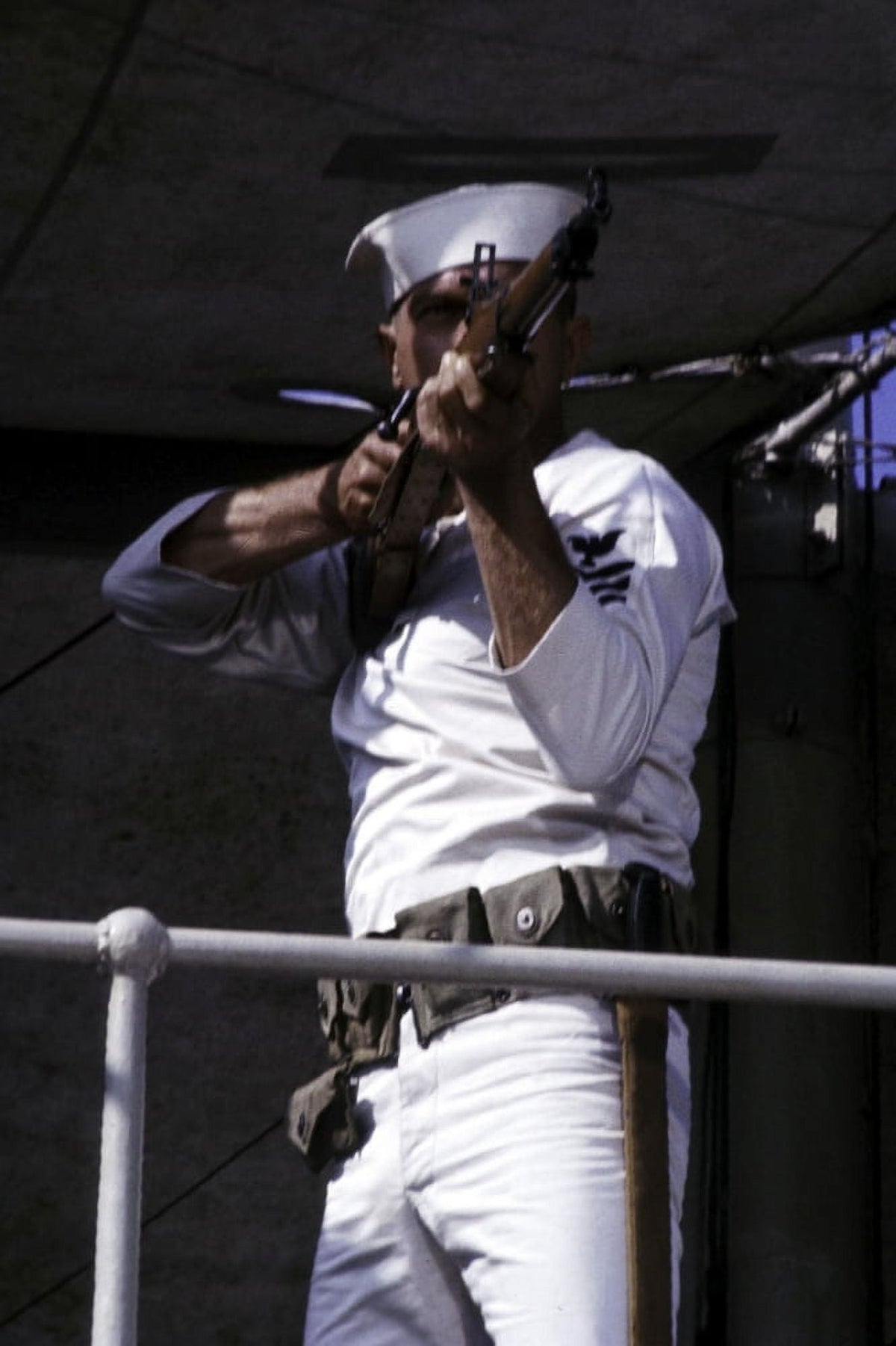 Steve McQueen dressed as a sailor in The Sand Pebbles photo print.