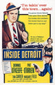 Inside Detroit 1956 Movie Masterprint Poster, nostalgic film decor