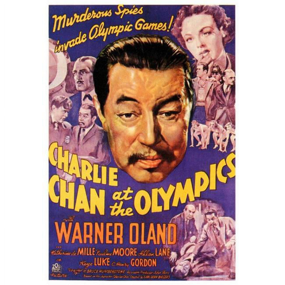 Charlie Chan at the Olympics Movie Poster Print 27x40
