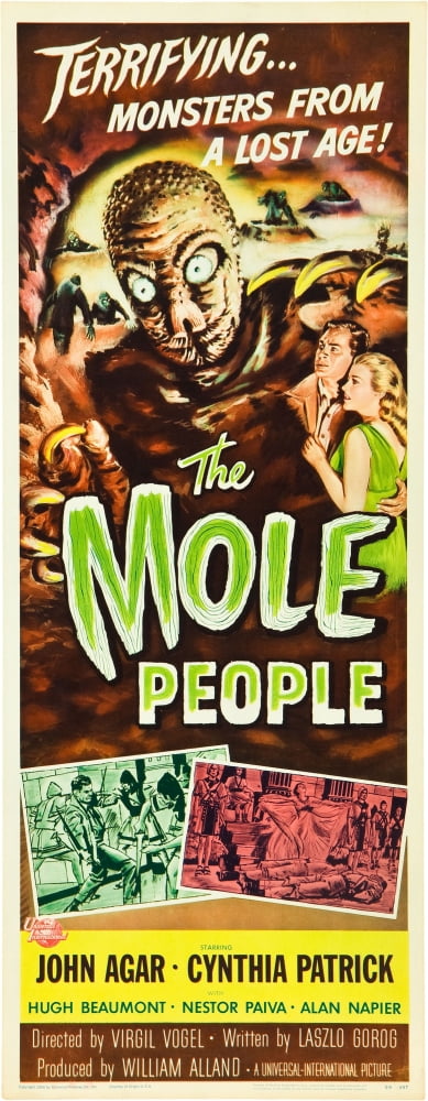 The Mole People 1956 Movie Masterprint Poster Print 11x17
